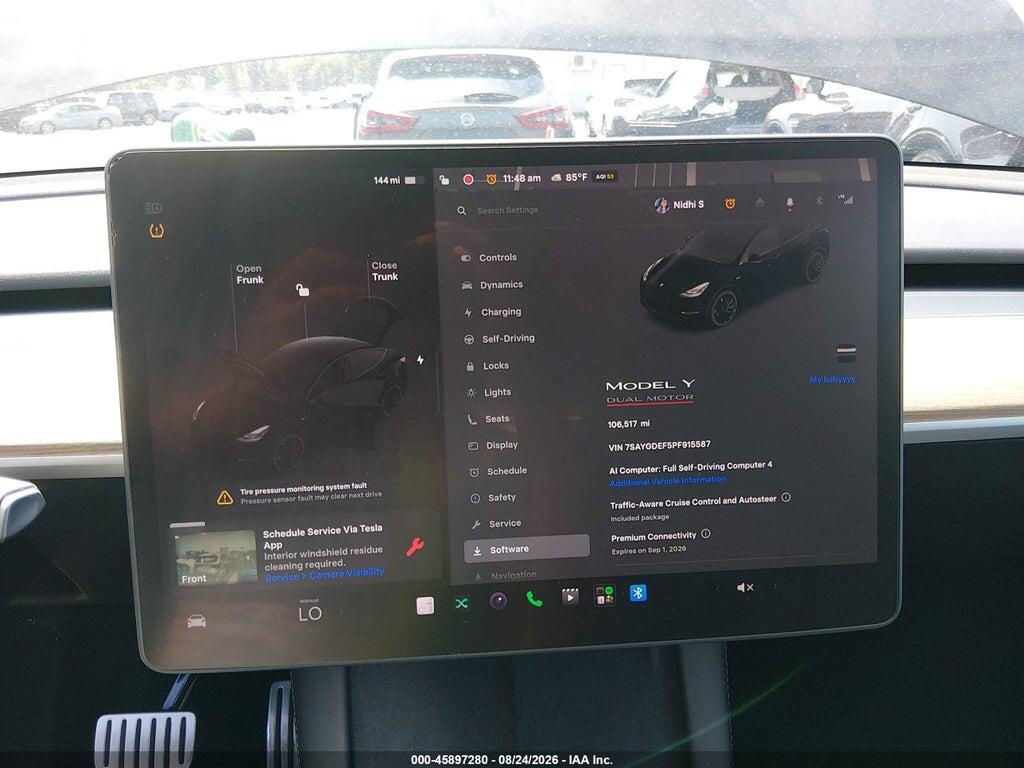 7SAYGDEF5PF915587 2023 TESLA MODEL Y photo no. 7
