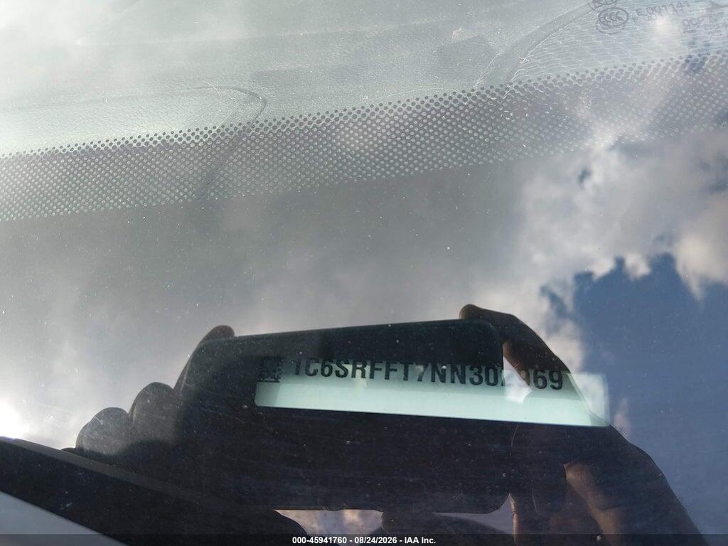 1C6SRFFT7NN302969 2022 RAM 1500 photo no. 9