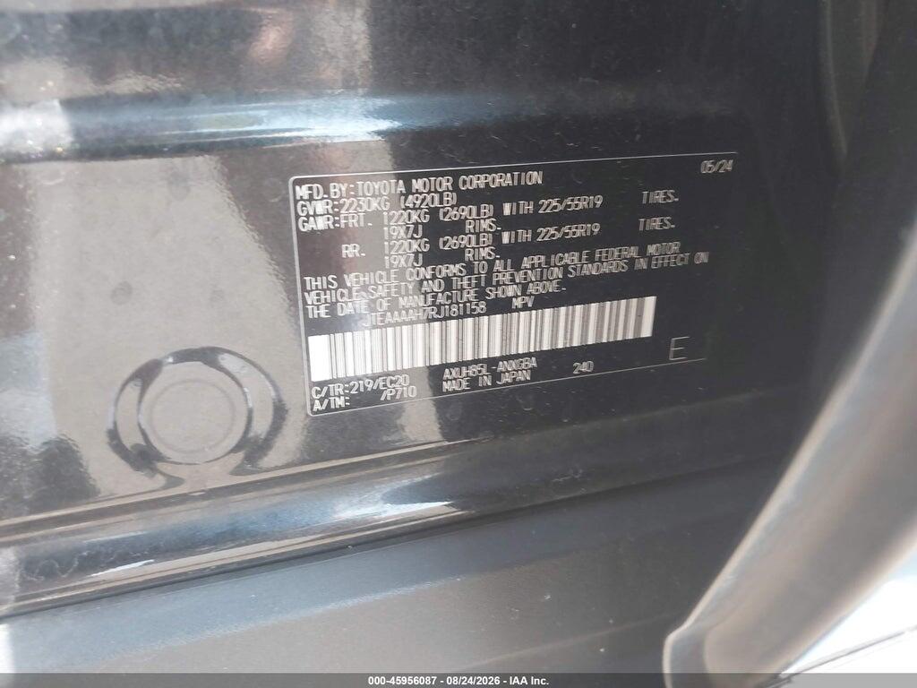 JTEAAAAH7RJ181158 2024 TOYOTA VENZA photo no. 9