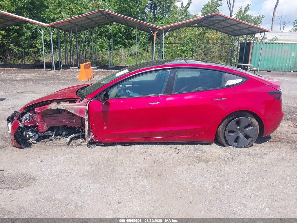5YJ3E1EA2NF118694 2022 TESLA MODEL 3 photo no. 12