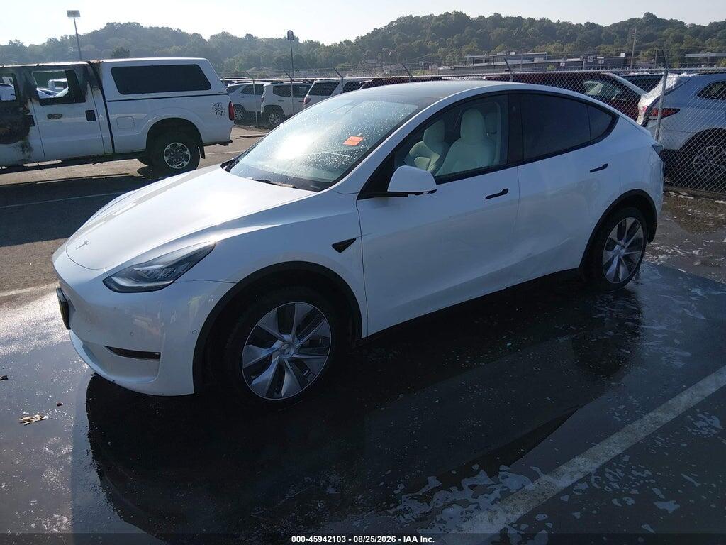 7SAYGDEE9NF419261 2022 TESLA MODEL Y photo no. 2