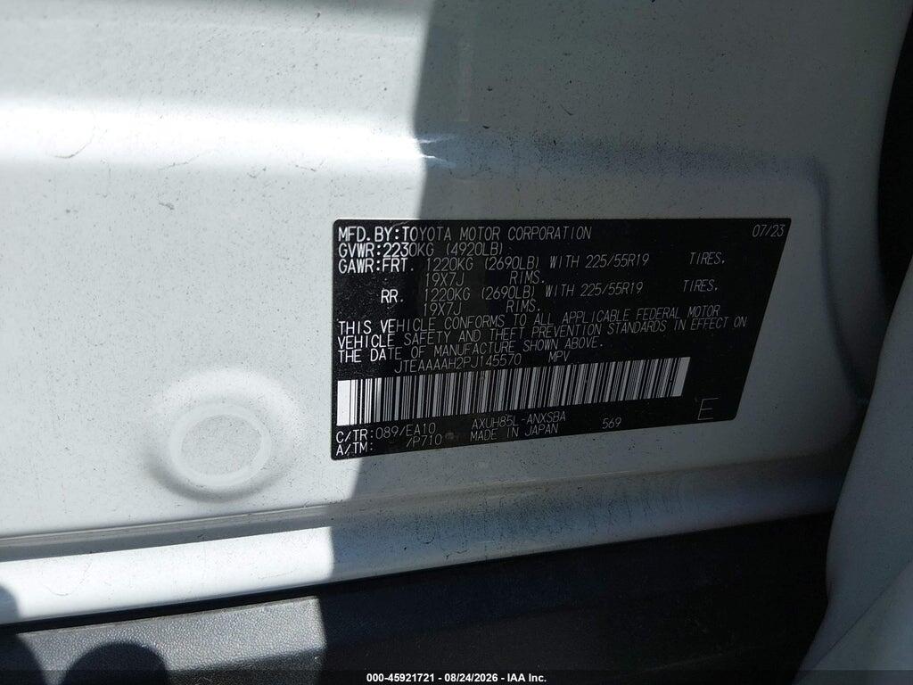JTEAAAAH2PJ145570 2023 TOYOTA VENZA photo no. 9