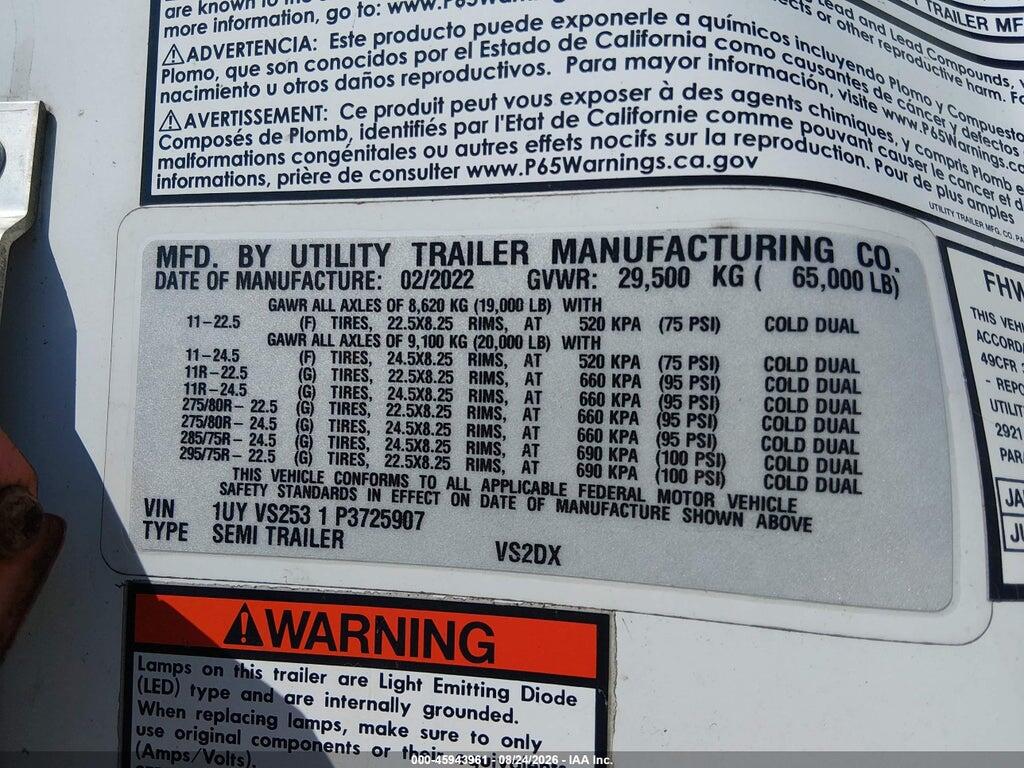 1UYVS2531P3725907 2023 UTILITY TRAILER MFG UNKNOWN photo no. 9