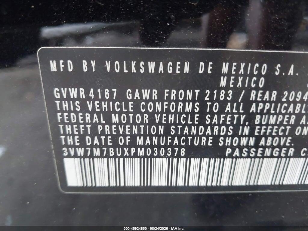 3VW7M7BUXPM030378 2023 VOLKSWAGEN JETTA photo no. 9