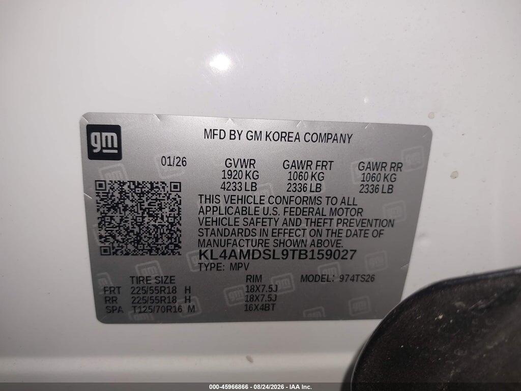 KL4AMDSL9TB159027 2026 BUICK ENCORE GX photo no. 9