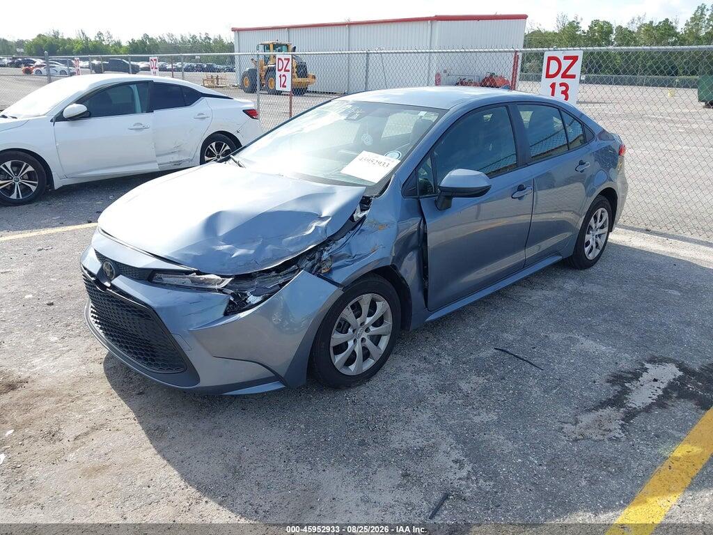 JTDEPMAE8NJ201942 2022 TOYOTA COROLLA photo no. 2