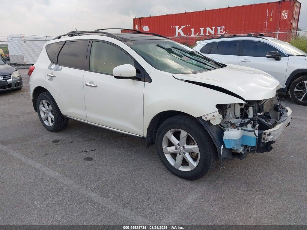 2009 NISSAN MURANO JN8AZ18W39W128000