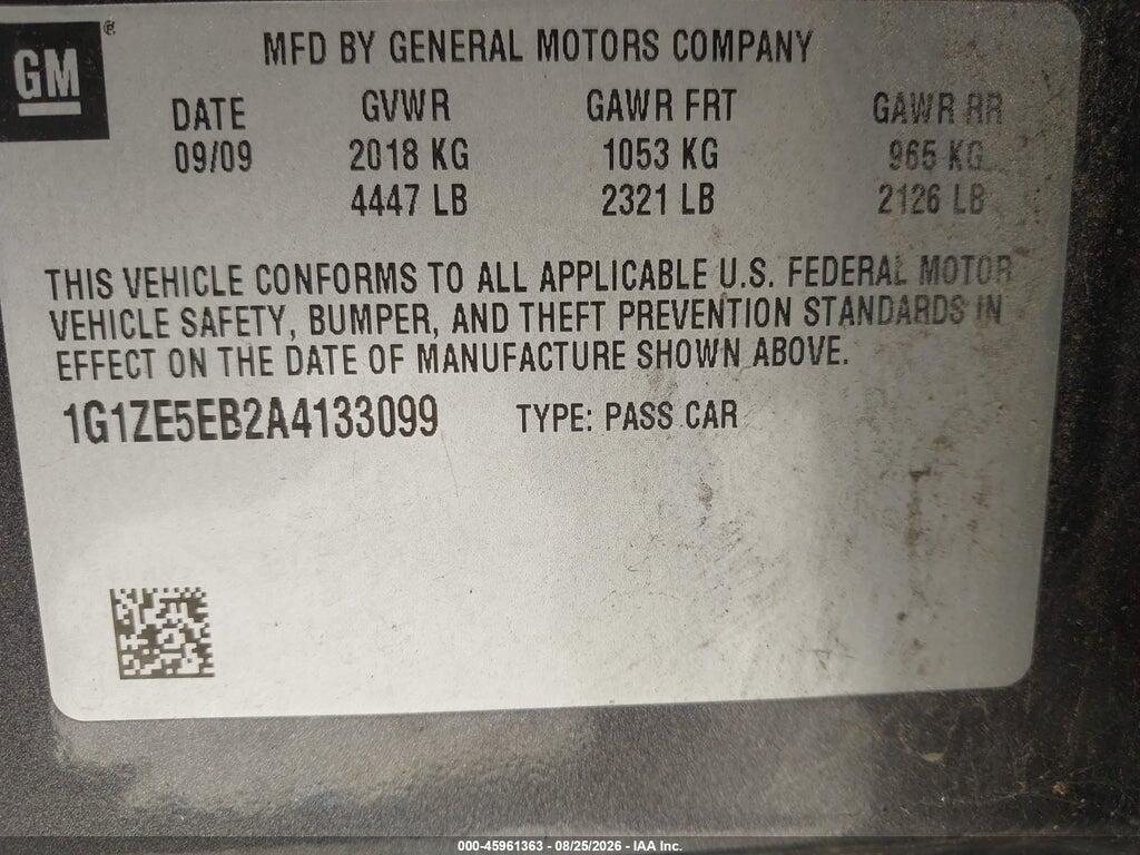 1G1ZE5EB2A4133099 2010 CHEVROLET MALIBU photo no. 9