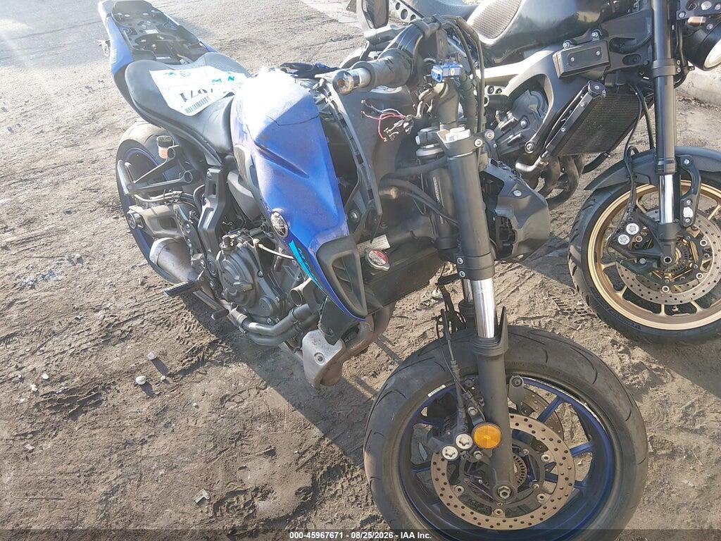 2022 YAMAHA MT07 JYARM32YXNA001122