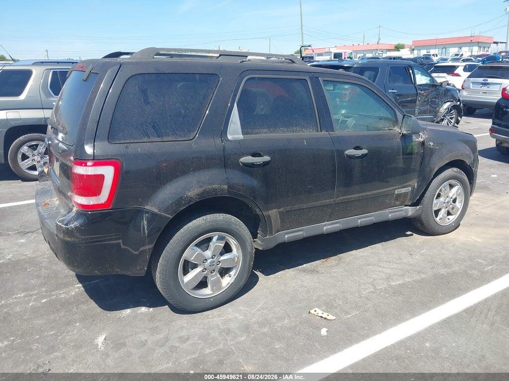 1FMCU03188KE68320 2008 FORD ESCAPE photo no. 4