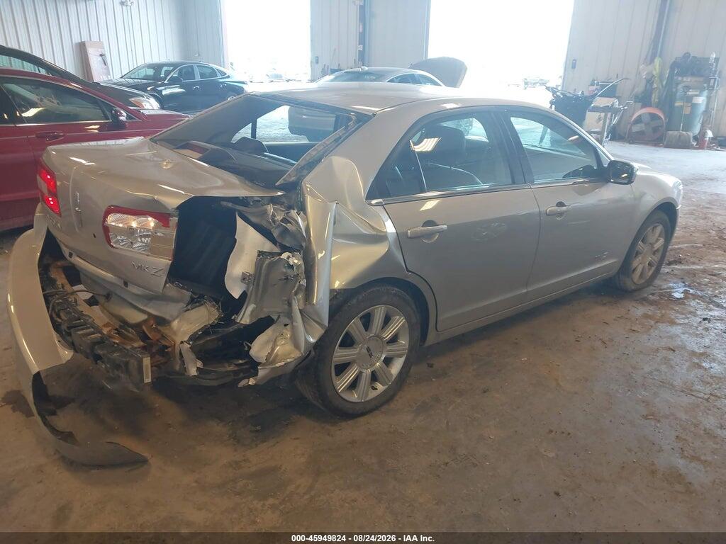 3LNHM26T77R619320 2007 LINCOLN MKZ photo no. 4