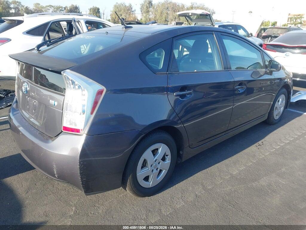 JTDKN3DU0B0287643 2011 TOYOTA PRIUS photo no. 4
