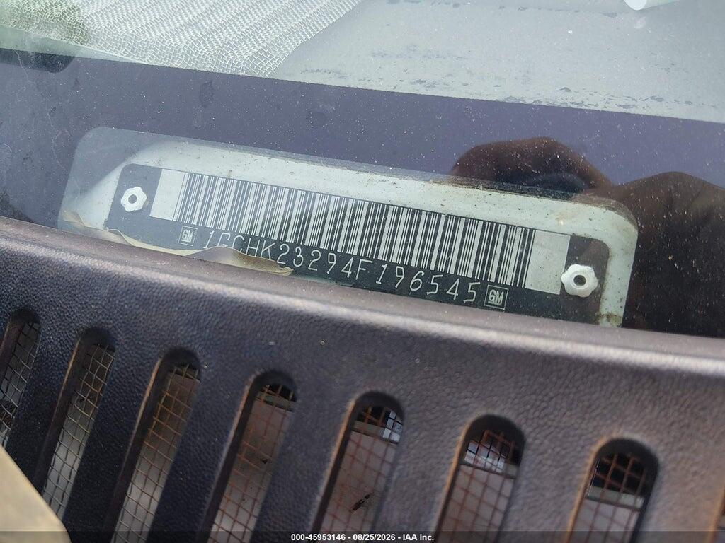 1GCHK23294F196545 2004 CHEVROLET SILVERADO 2500HD photo no. 9