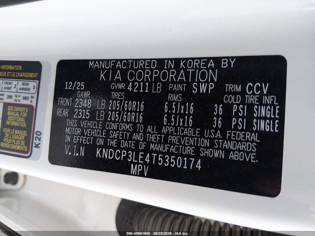 KNDCP3LE4T5350174 2026 KIA NIRO photo no. 9