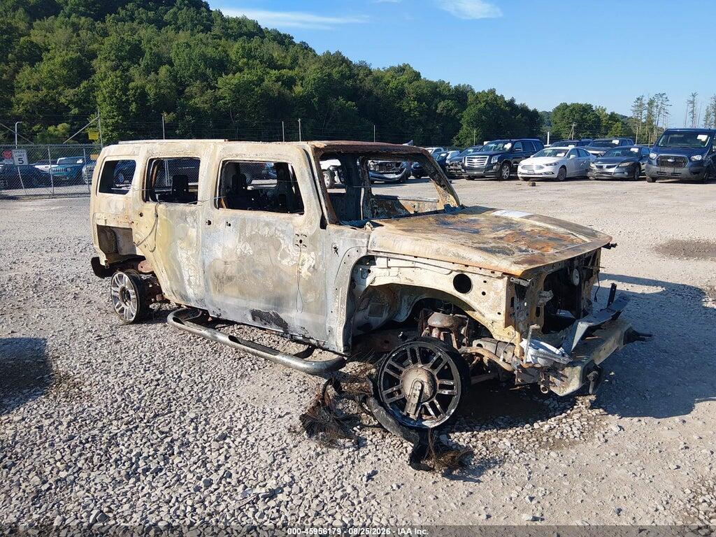 2008 HUMMER H3 SUV 5GTEN43E488193605