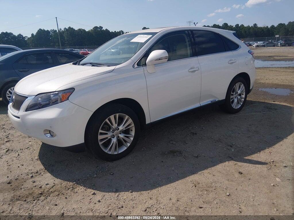 JTJZB1BA4A2000812 2010 LEXUS RX 450H photo no. 2