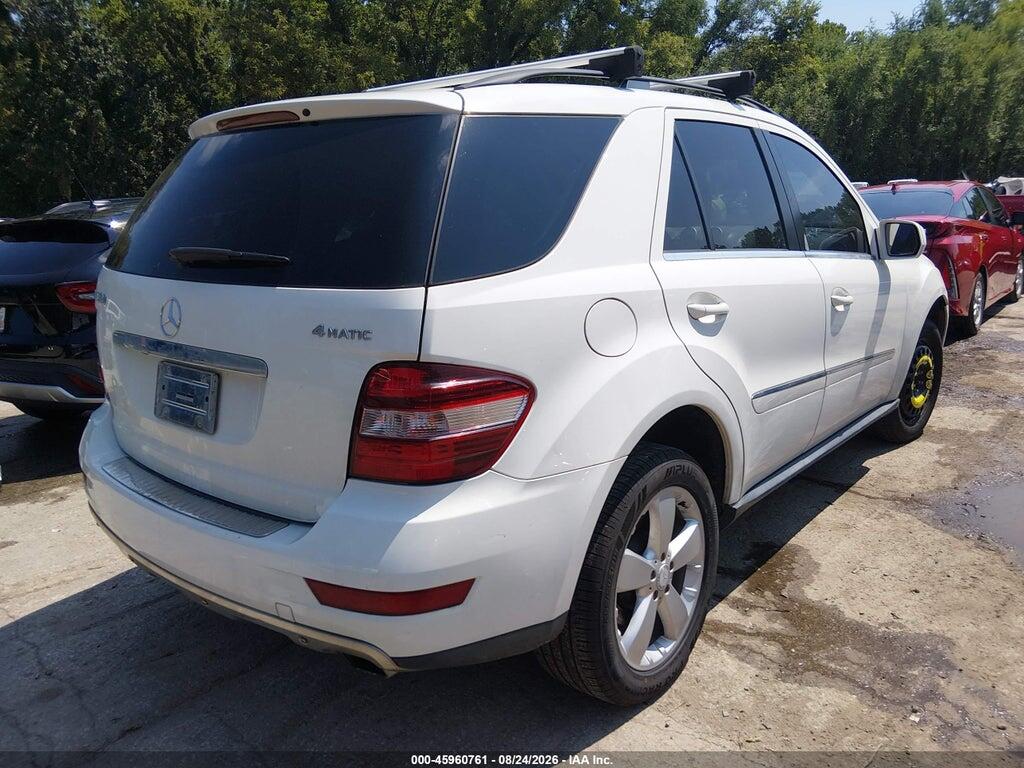 4JGBB8GB6AA555342 2010 MERCEDES-BENZ ML 350 photo no. 4