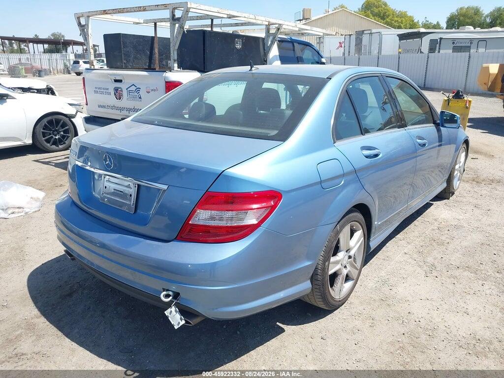 WDDGF5EB6AR101292 2010 MERCEDES-BENZ C 300 photo no. 4