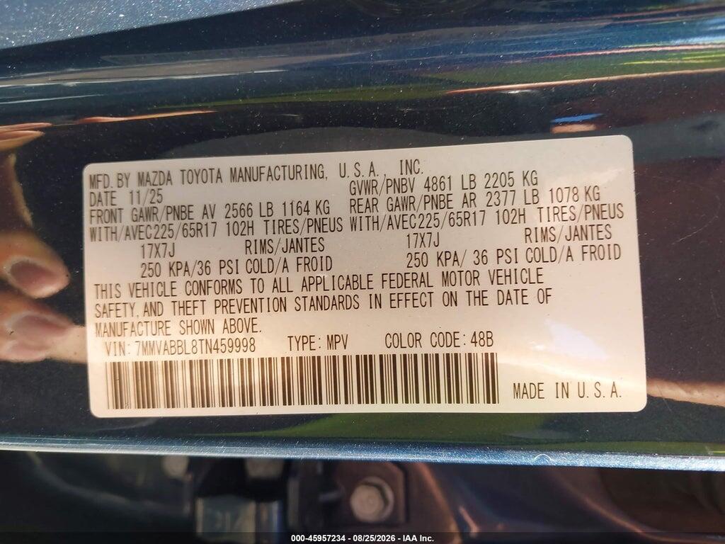 7MMVABBL8TN459998 2026 MAZDA CX-50 photo no. 9