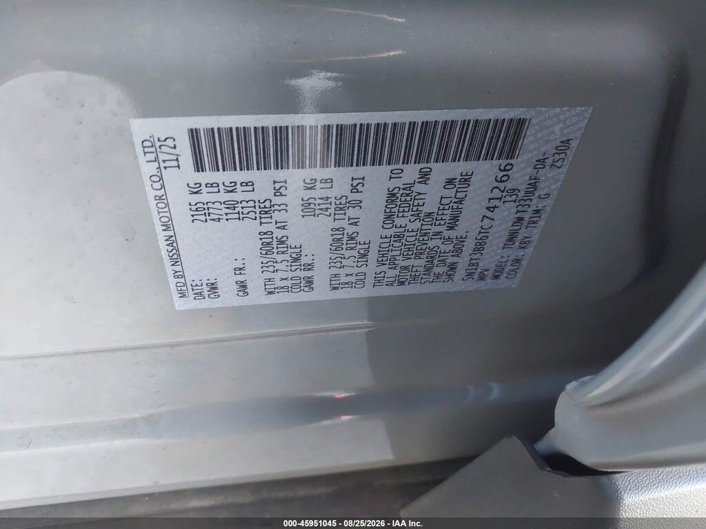 5N1BT3BB6TC741266 2026 NISSAN ROGUE photo no. 9