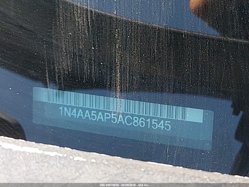 1N4AA5AP5AC861545 2010 NISSAN MAXIMA photo no. 9