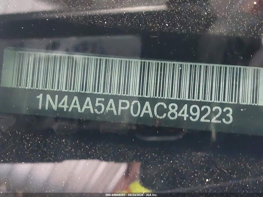 1N4AA5AP0AC849223 2010 NISSAN MAXIMA photo no. 9