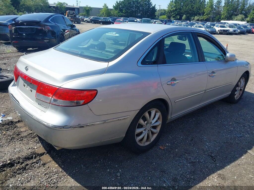 KMHFC46F06A133814 2006 HYUNDAI AZERA photo no. 4