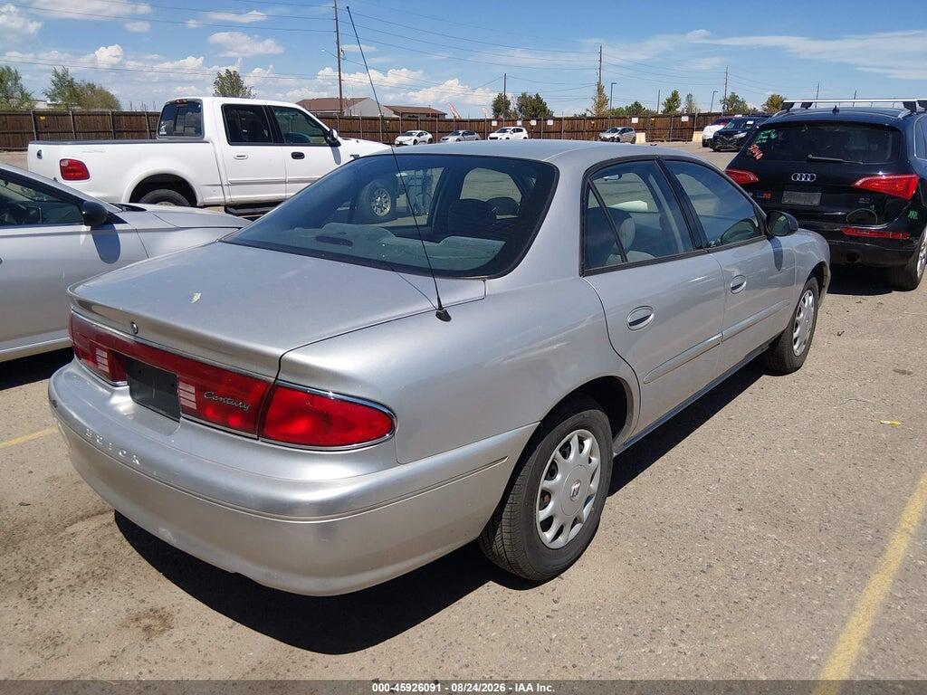 2G4WS52J631124480 2003 BUICK CENTURY photo no. 4