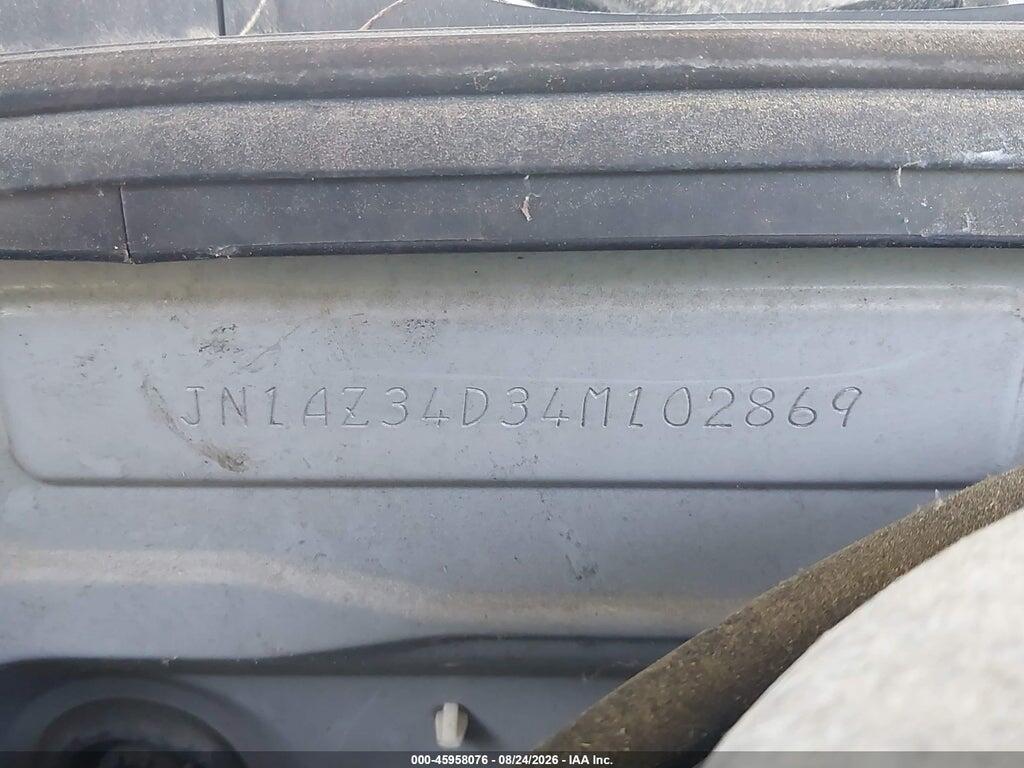 JN1AZ34D34M102869 2004 NISSAN 350Z photo no. 9