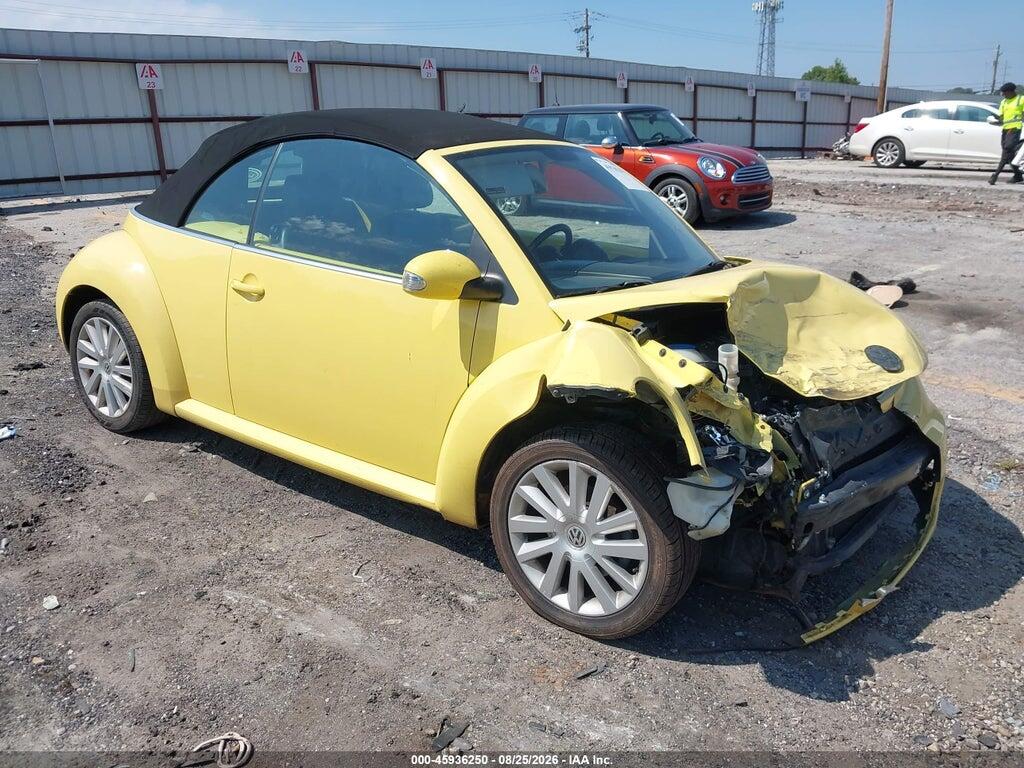 2008 VOLKSWAGEN NEW BEETLE 3VWRF31Y78M400848