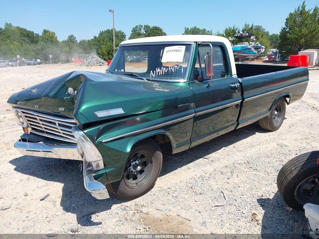 000000F10BRB41399 1967 FORD F100 photo no. 2