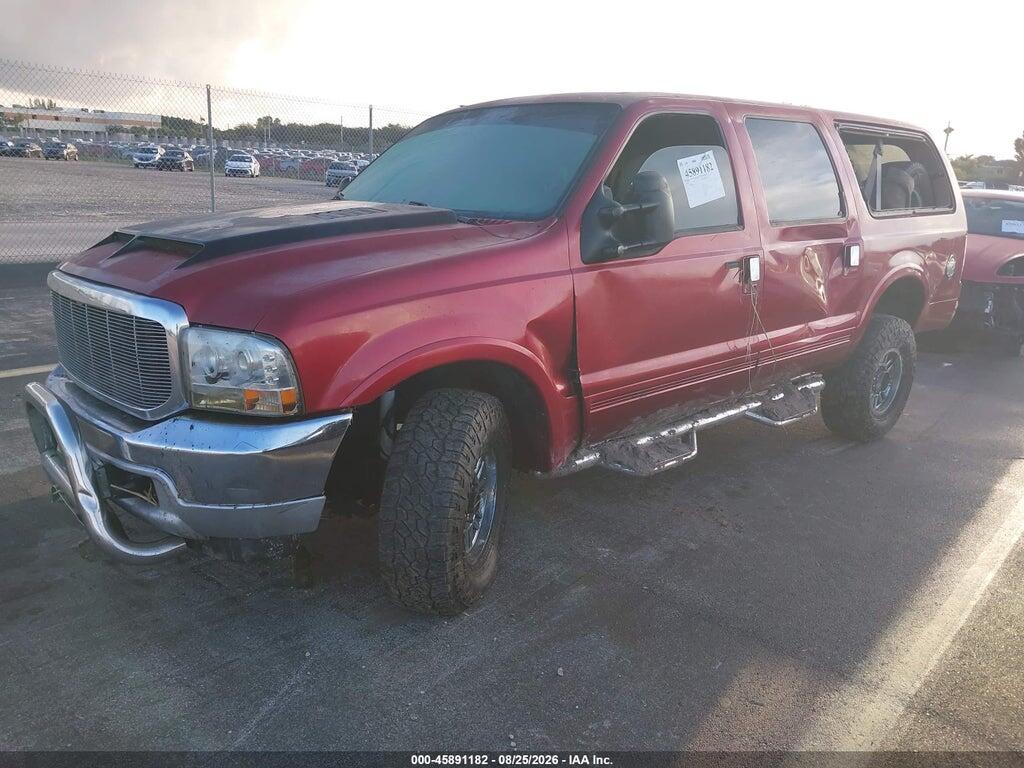 1FMSU43F0YEC17501 2000 FORD EXCURSION photo no. 2