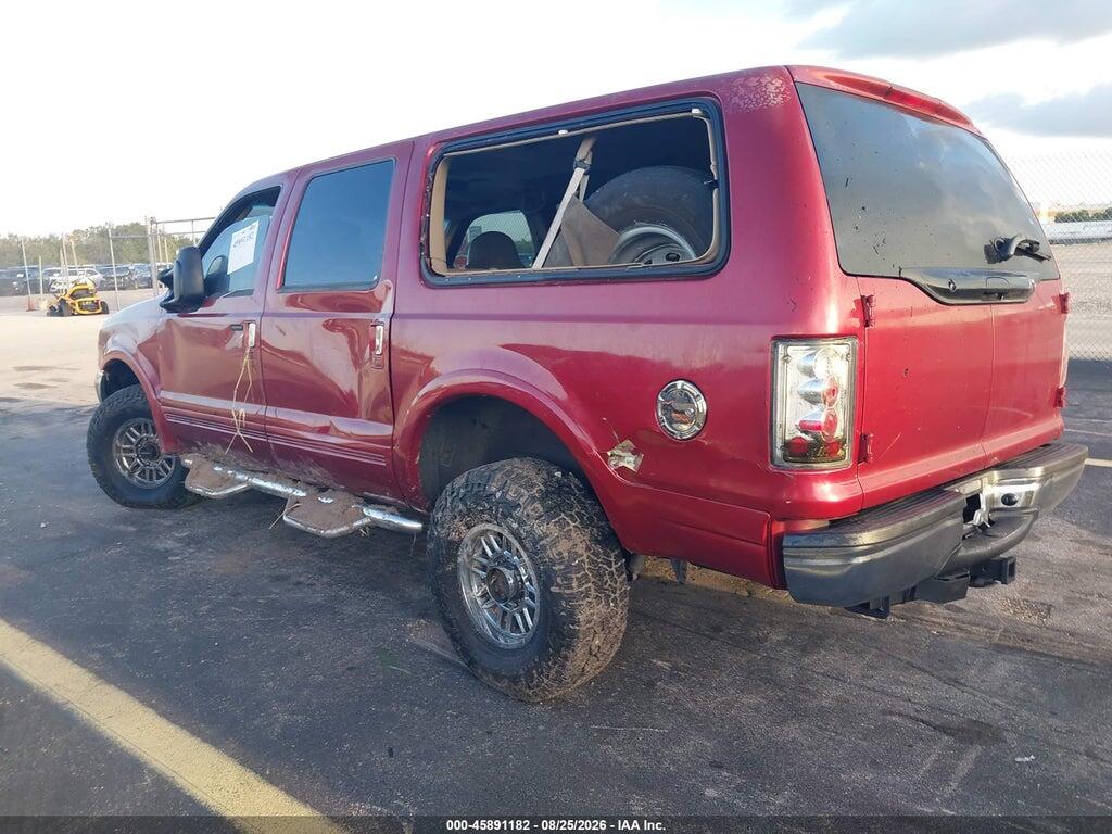 1FMSU43F0YEC17501 2000 FORD EXCURSION photo no. 3
