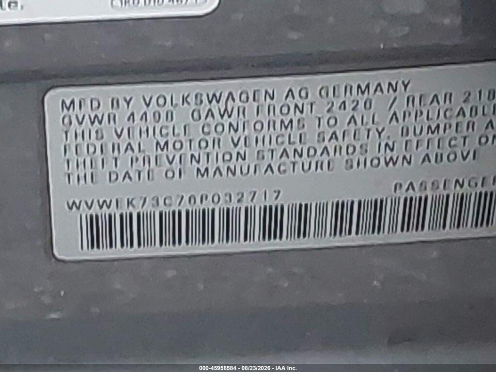 WVWEK73C76P032717 2006 VOLKSWAGEN PASSAT photo no. 9