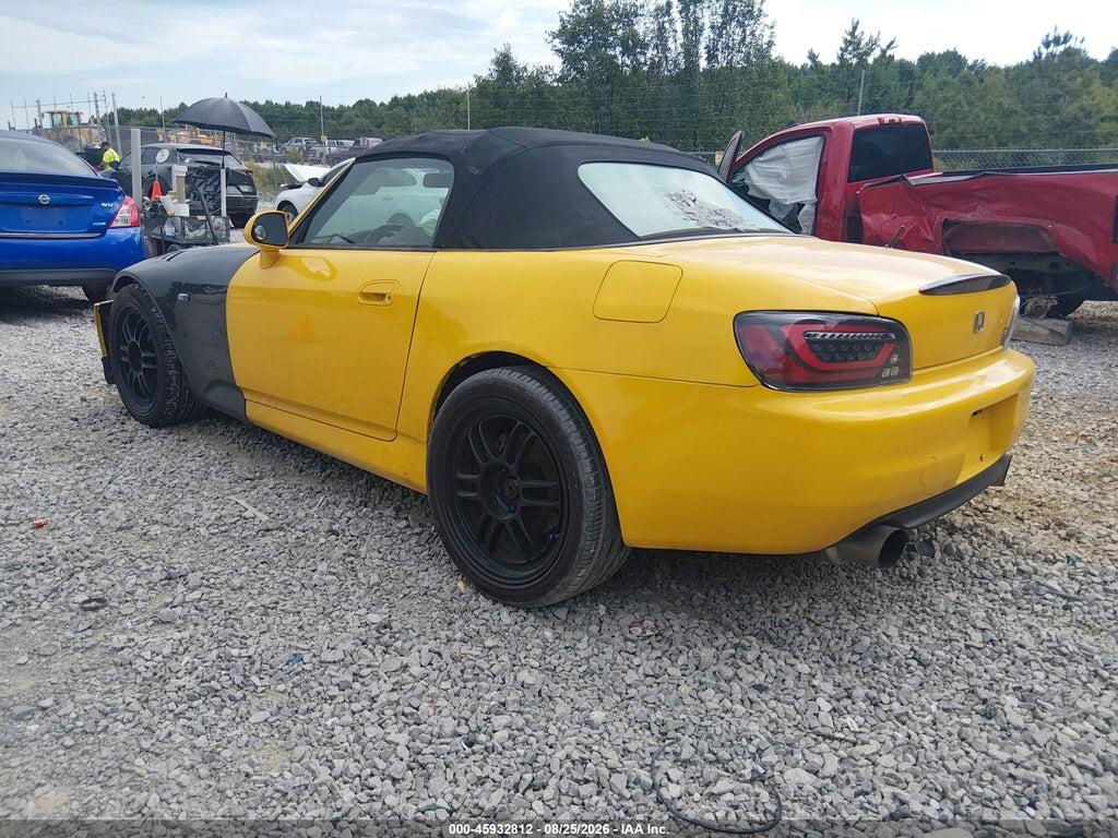 JHMAP11491T007681 2001 HONDA S2000 photo no. 3
