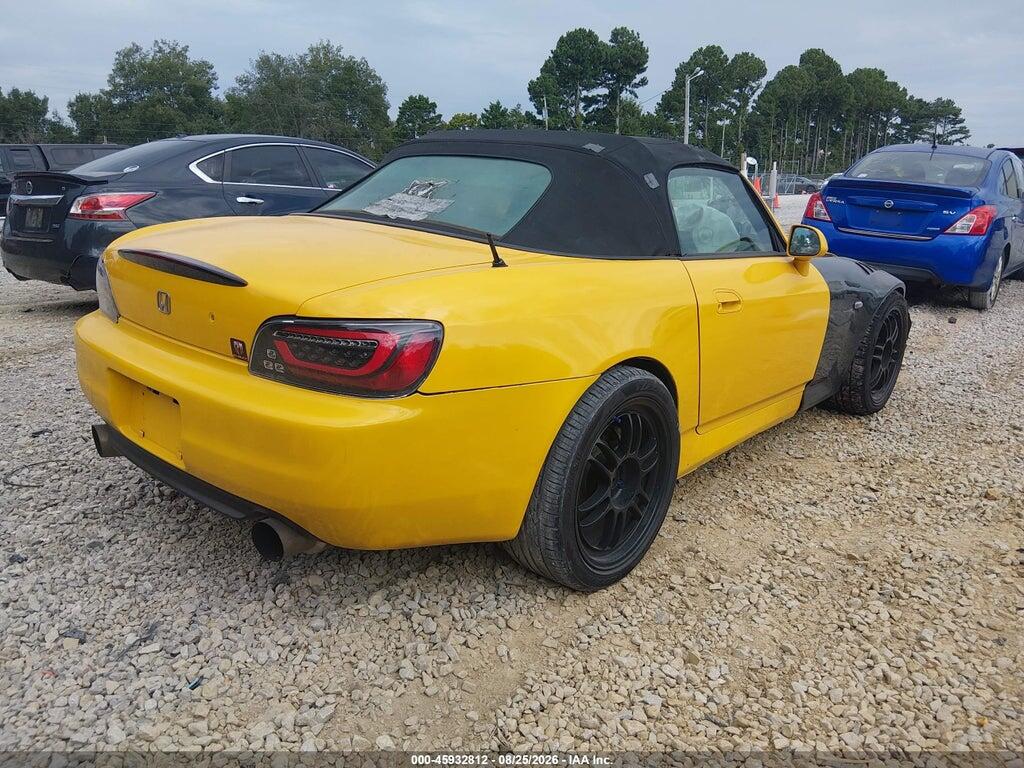 JHMAP11491T007681 2001 HONDA S2000 photo no. 4