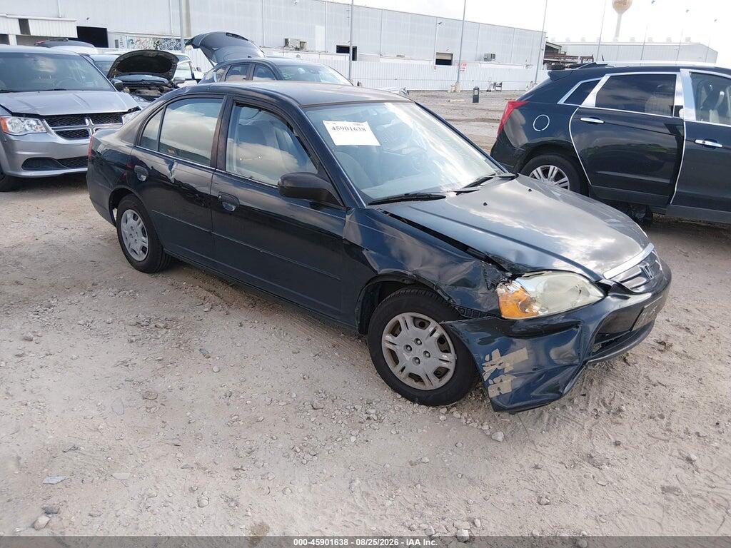 2001 HONDA CIVIC JHMES16581S011468