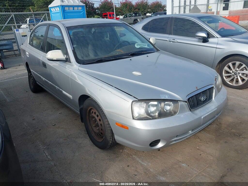 2002 HYUNDAI ELANTRA KMHDN45D12U447403