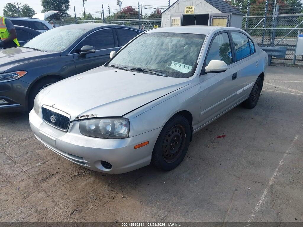 KMHDN45D12U447403 2002 HYUNDAI ELANTRA photo no. 2
