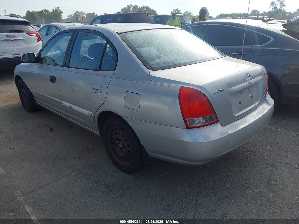 KMHDN45D12U447403 2002 HYUNDAI ELANTRA photo no. 3