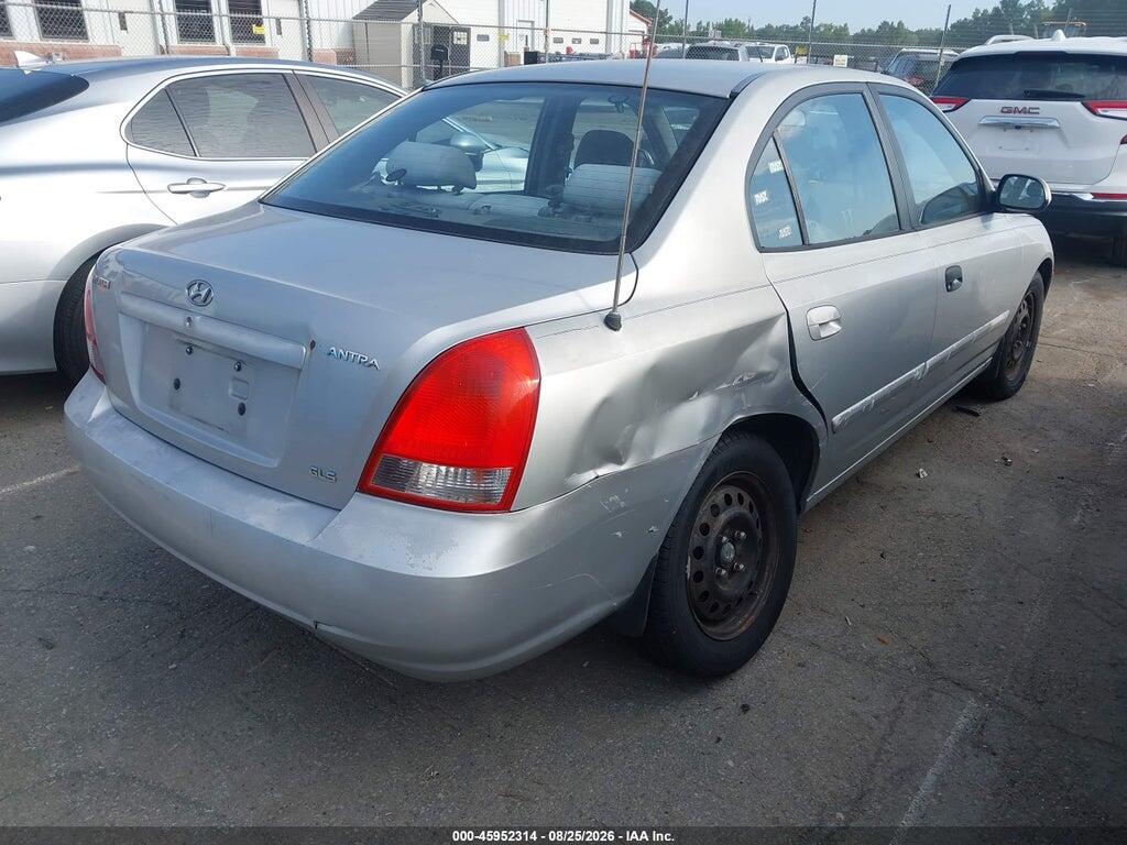 KMHDN45D12U447403 2002 HYUNDAI ELANTRA photo no. 4