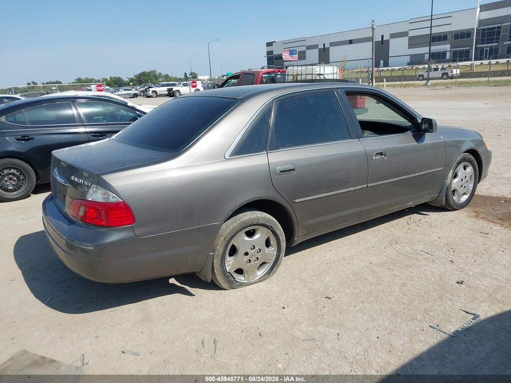 4T1BF28B63U313135 2003 TOYOTA AVALON photo no. 4