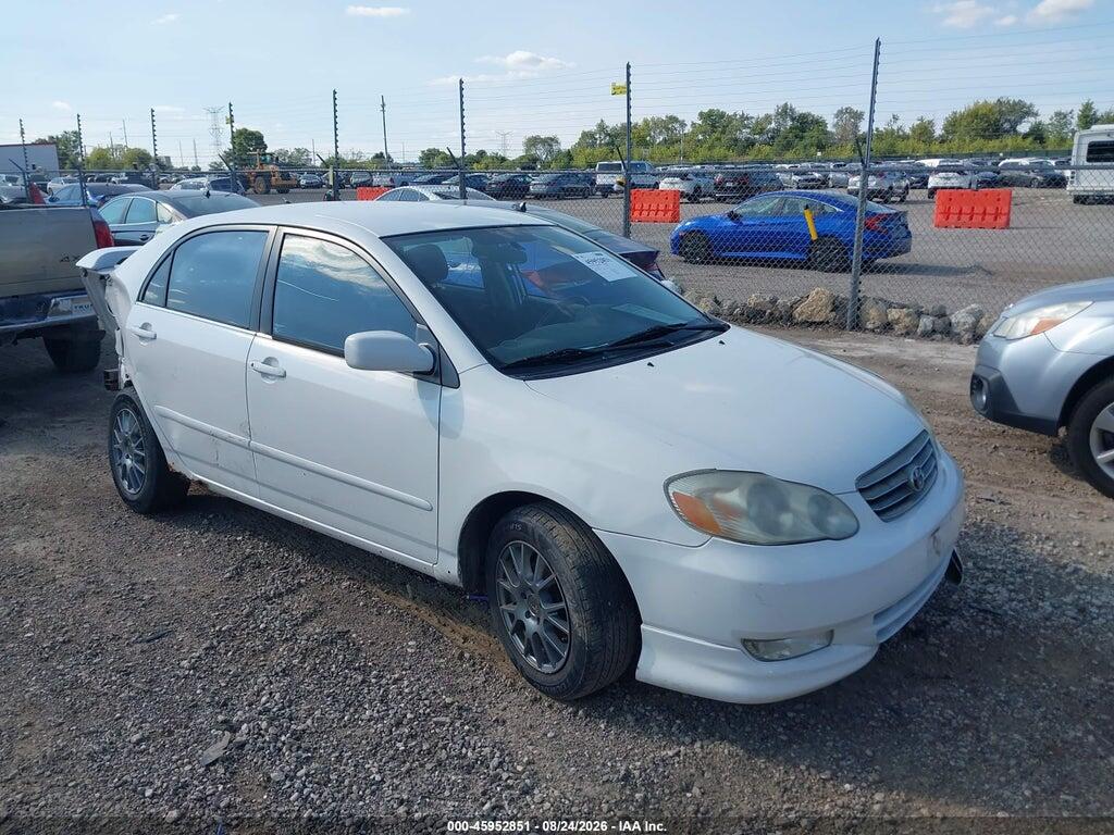 2003 TOYOTA COROLLA 1NXBR32E03Z160333