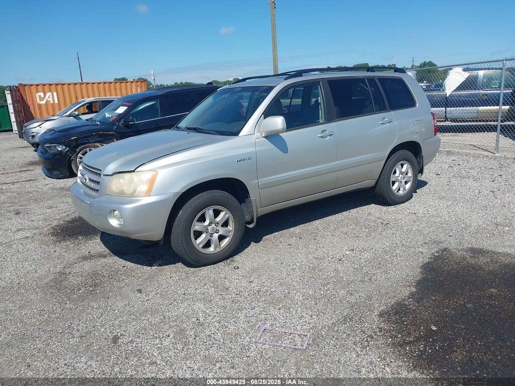 JTEHF21A230124792 2003 TOYOTA HIGHLANDER photo no. 2