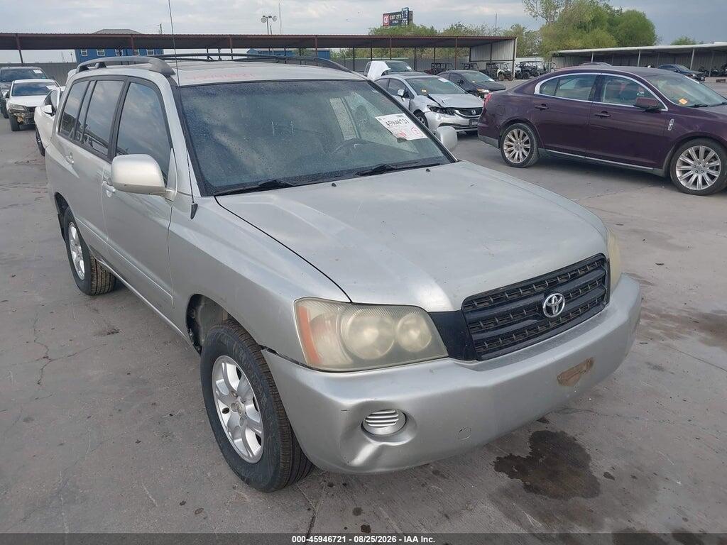 2003 TOYOTA HIGHLANDER JTEGF21A830115820