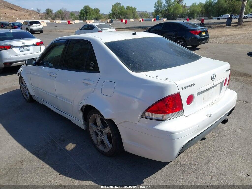 JTHBD192X20058285 2002 LEXUS IS 300 photo no. 3