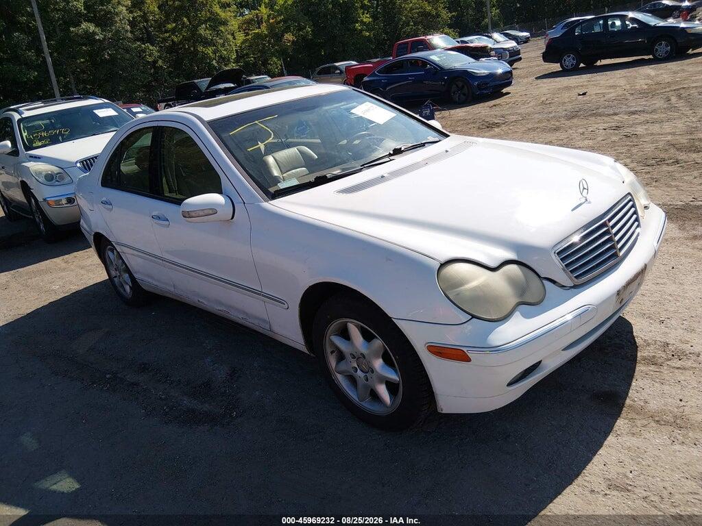 2001 MERCEDES-BENZ C 320 WDBRF64J61F124315