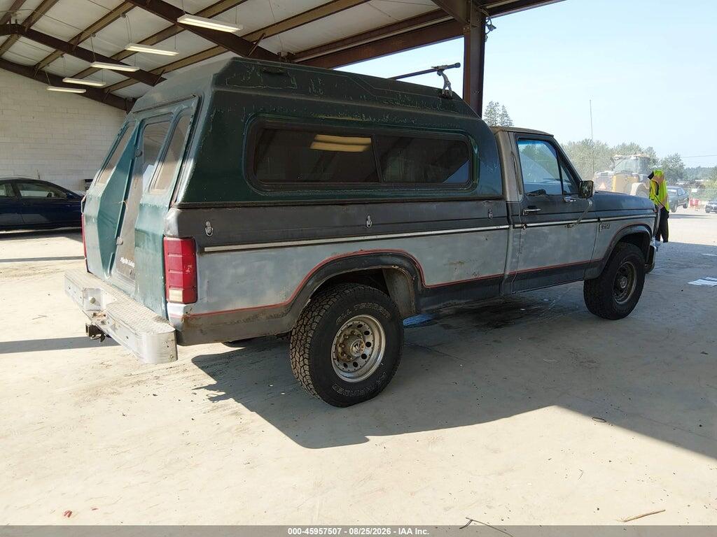 1FTEF25H1FPB27242 1985 FORD F250 photo no. 4