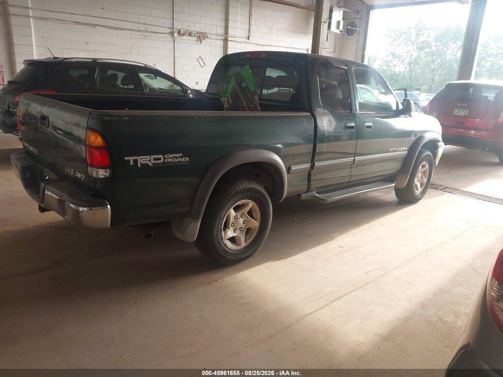5TBBT44161S135307 2001 TOYOTA TUNDRA photo no. 4