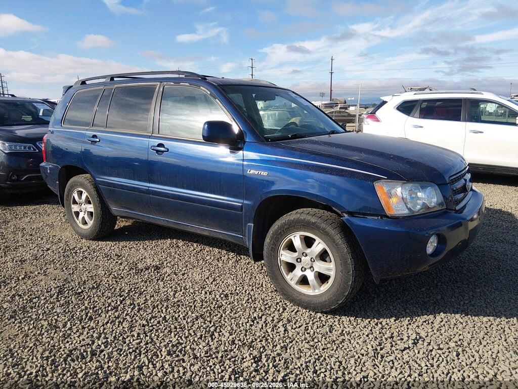 2001 TOYOTA HIGHLANDER JTEHF21A810017615